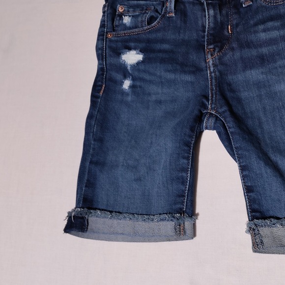 Levi Strauss Signature Kids Denim Bermuda Shorts Sz W8 Adjustable (W19"-W22") - Picture 5 of 16